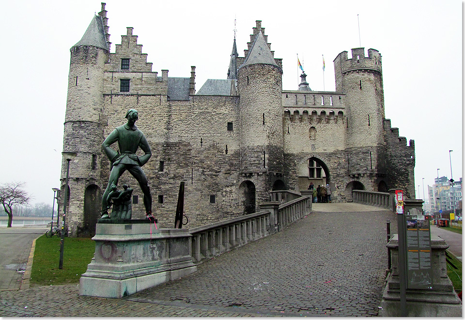 17314 EMERALD DAWN 16 Antwerpen die Burg bzw Steen laedt zum Besuch C Eckardt