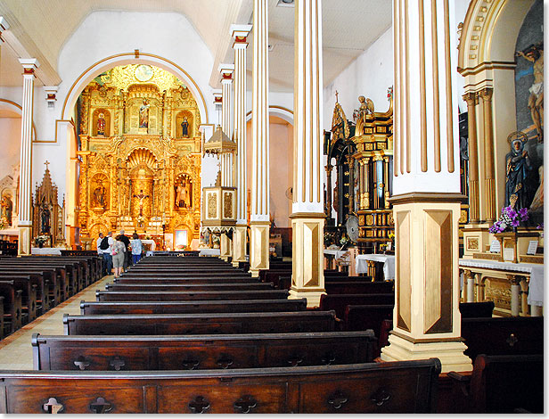 Goldaltar der San-Jose-Kirche, Altstadtviertel 
			Casco Viejo, Panama-Stadt