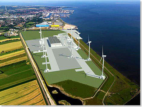 Das Strabag-Areal in Cuxhaven