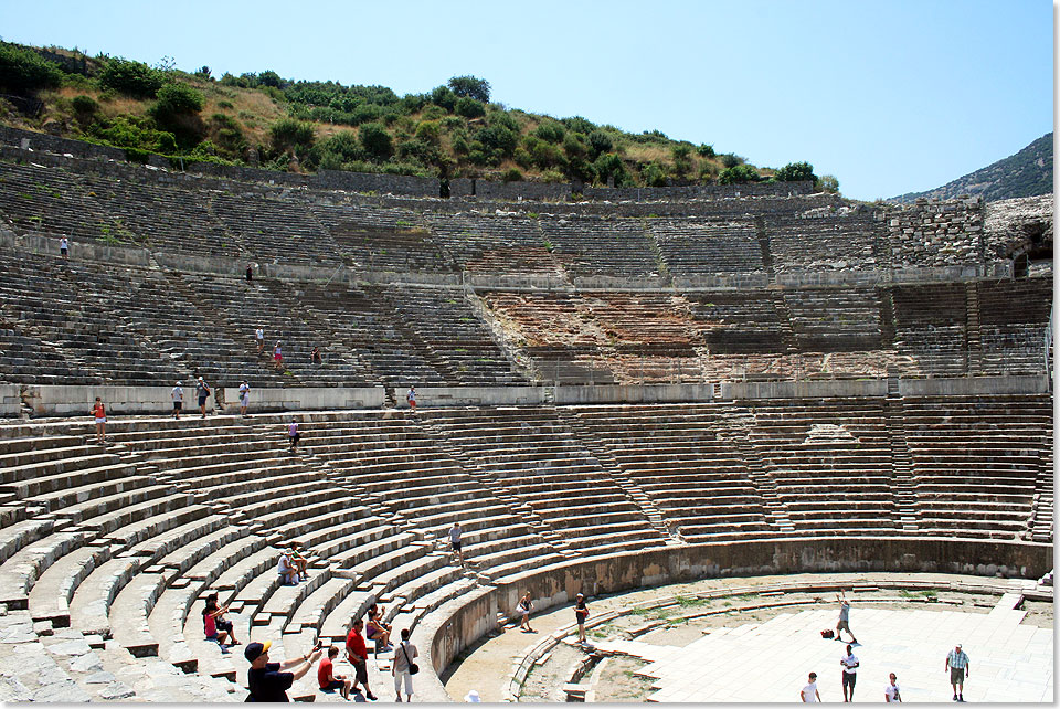 Das groe Theater von Ephesus.