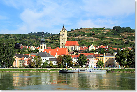 Auf der Donau vor Krems