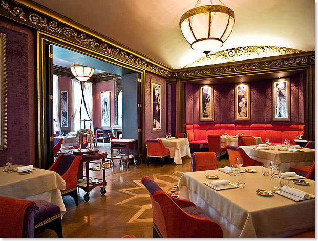 Le Pressoir dArgent  Silberpresse  heit das exklusive Gourmet-Restaurant des Regent Grand. Seinen Namen verdankt es einer 27 Kilogramm schweren Hummerpresse aus purem Silber