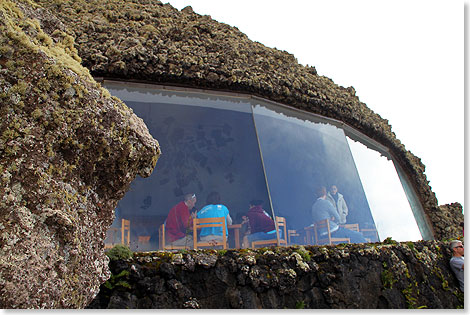 Mirador del Rio, das vulkanische Restaurant von Cesar Manrique.