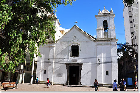Die Kirche So Pedro  gebaut um 1750  damit ltestes Gebude Rio Grandes.