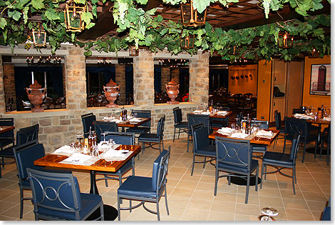 Das italienische Restaurant La Cucina auf Deck 8 ist im Stil einer toskanischen Trattoria eingerichtet