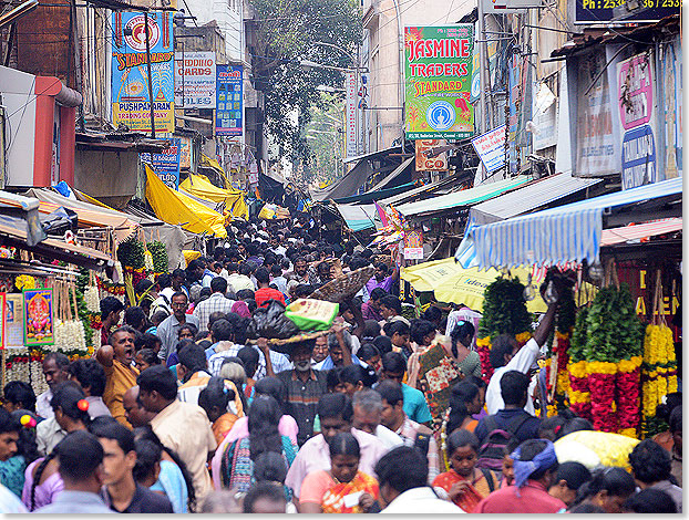 Chennai, das frhere Madras, ist mit 7,5 Millionen Einwohnern Indiens viertgrte Stadt.