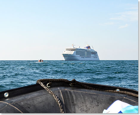 Zodiac Cruising ermglicht den Passagieren der MS EUROPA 2 ein individuelles Erleben.