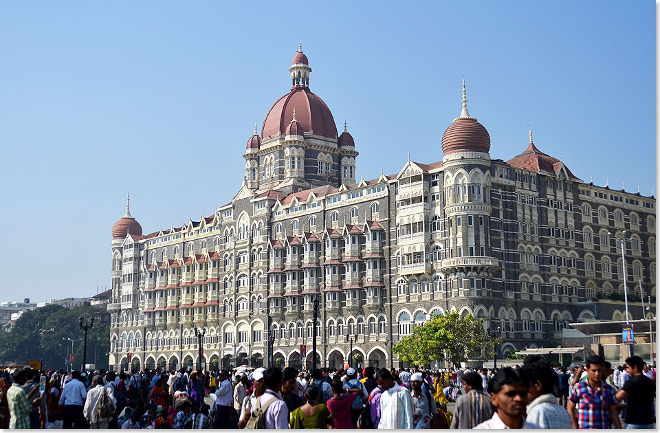 Luxus aus kolonialer Zeit: Das Taj Mahal Palace Hotel in Mumbai wurde 1903 erffnet.