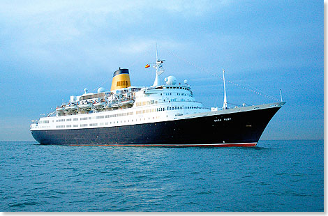 Im Sommer des Jahres 2012 gab Saga Cruises bekannt, die SAGA RUBY Ende 2013 auer Dienst zu stellen.