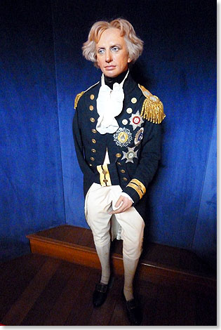 Der grte Mann der Royal Navy war klein und zierlich. Fr England verlor Admiral Horatio Lord Nelson 1794 das rechte Auge und 1798 den rechten Arm, blieb aber weiter im Dienst.