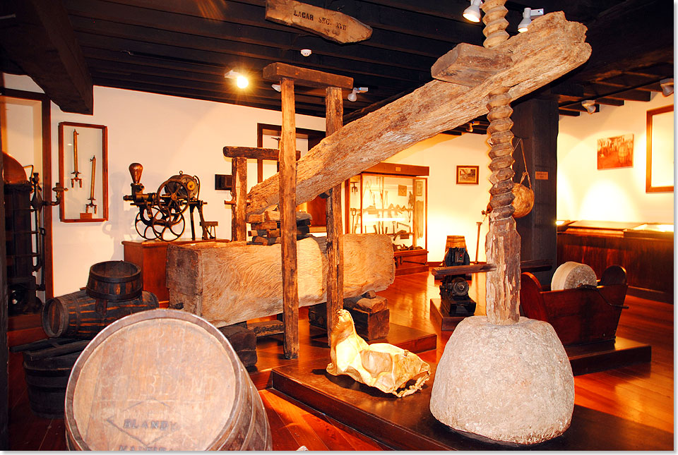 Im hauseigenen Museum von Blandys werden alte und gegenwrtige Herstellungsverfahren veranschaulicht. 