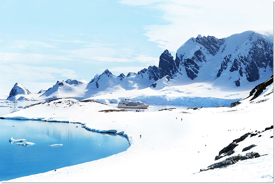 Die Antarktische Halbinsel wird von Argentinien, Chile und Grobritannien beansprucht und in ihre jeweiligen Antarktisterritorien eingegliedert. 