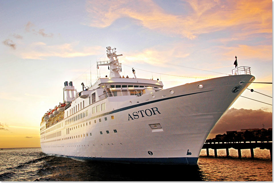 TransOcean vertreibt die auf dem deutschen Markt uerst beliebte ASTOR zusammen mit einer Flusskreuzfahrt-Flotte. 