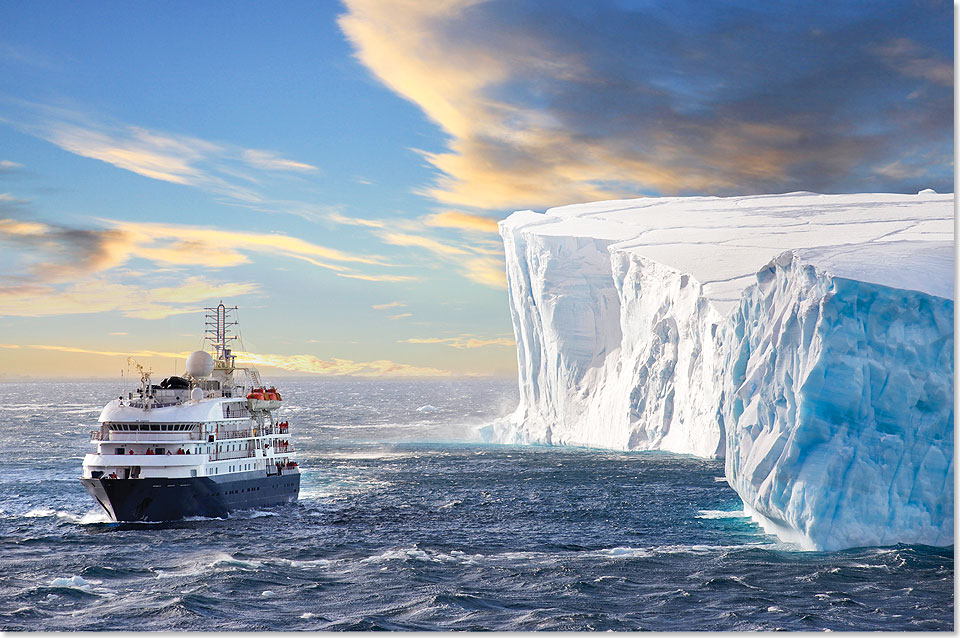 Das kleine, wendige Expeditionsschiff SEA SPIRIT von Poseidon Expeditions wurde entwickelt, um in die besonderen Regionen der Arktis und Antarktis vordringen zu knnen. Es bietet den Reisenden einen hohen Komfort, um bequem die wilden Orte und Landschaften der polaren Regionen zu erleben. 