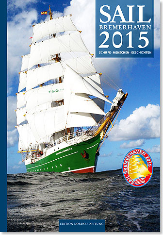 Auf 127 Seiten, reich bebildert, stellt sich die Sail 2015 vor, die zwischen 12. und 18. August hunderttausende von Besuchern nach Bremerhaven locken wird. 