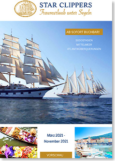 Katalogbild Star Clippers • Vorschau <br /> März 2021 bis November 2021