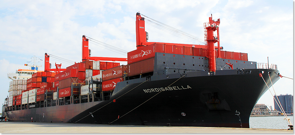 18118 NORDISABELLA PSW Festgemacht im Hafen von Antwerpen