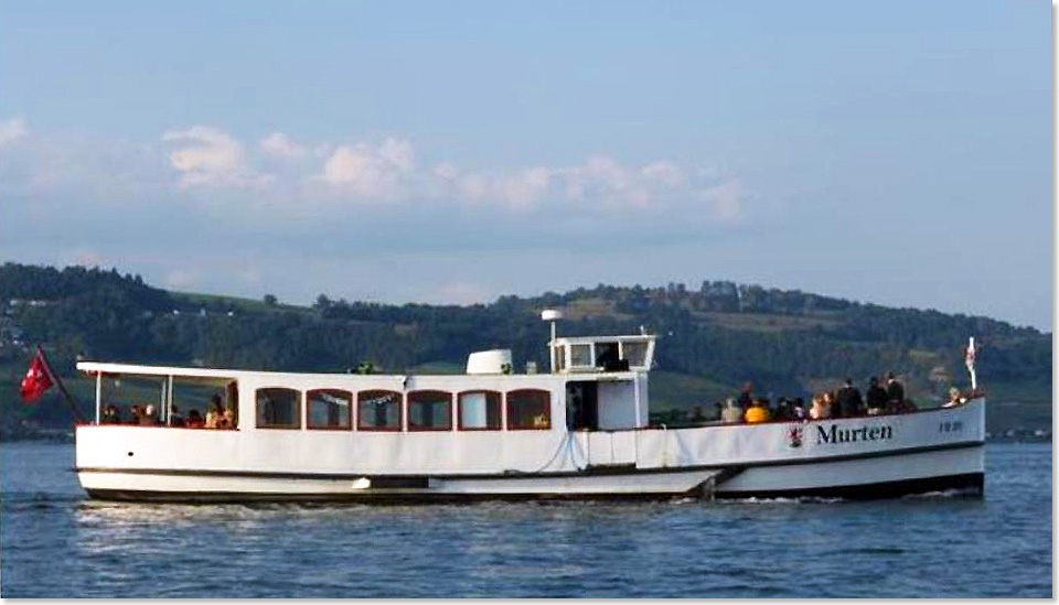 19113 5 Als MS MURTEN auf dem Murtensee bei Bern im Einsatz