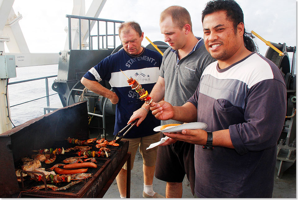 18218 215 Am Atlantik Grill beim Abschieds Barbecue