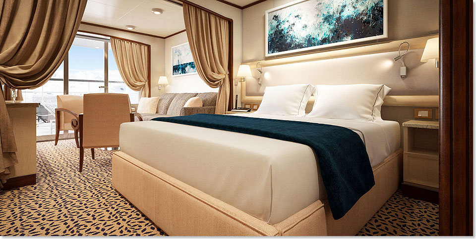 17304 SILVER CLOUD Veranda Suite UC67911 Animation Silversea Cruises