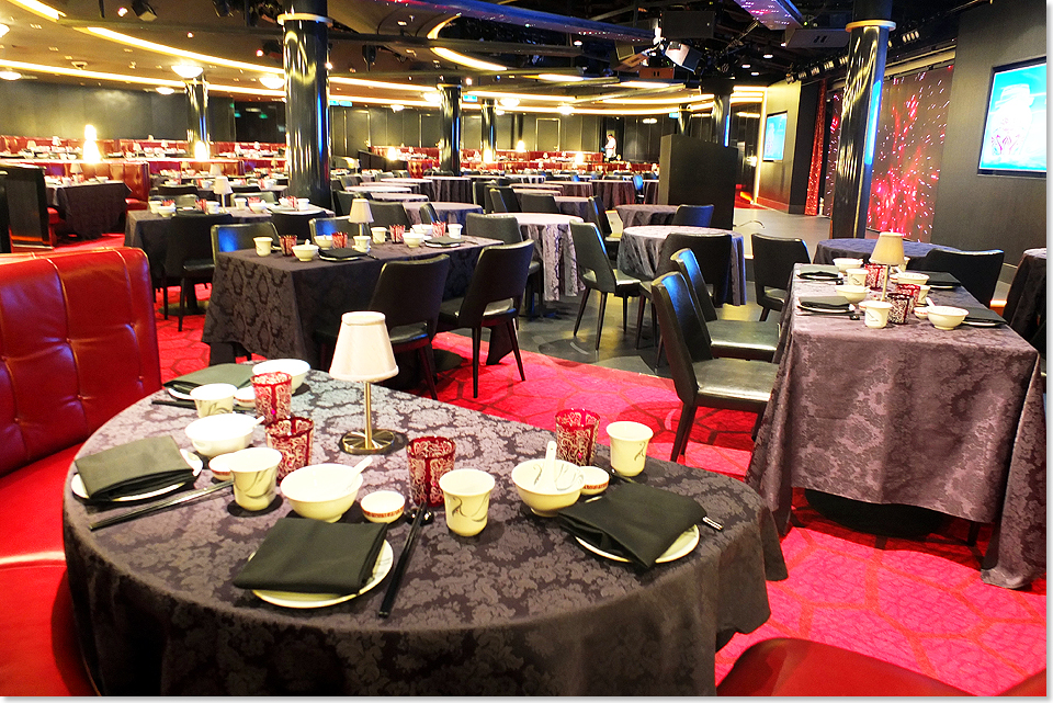 17306 Norwegian Joy 32 Restaurant Supper Club im vorderen Bereich auf Deck 6 27042017 C Eckardt