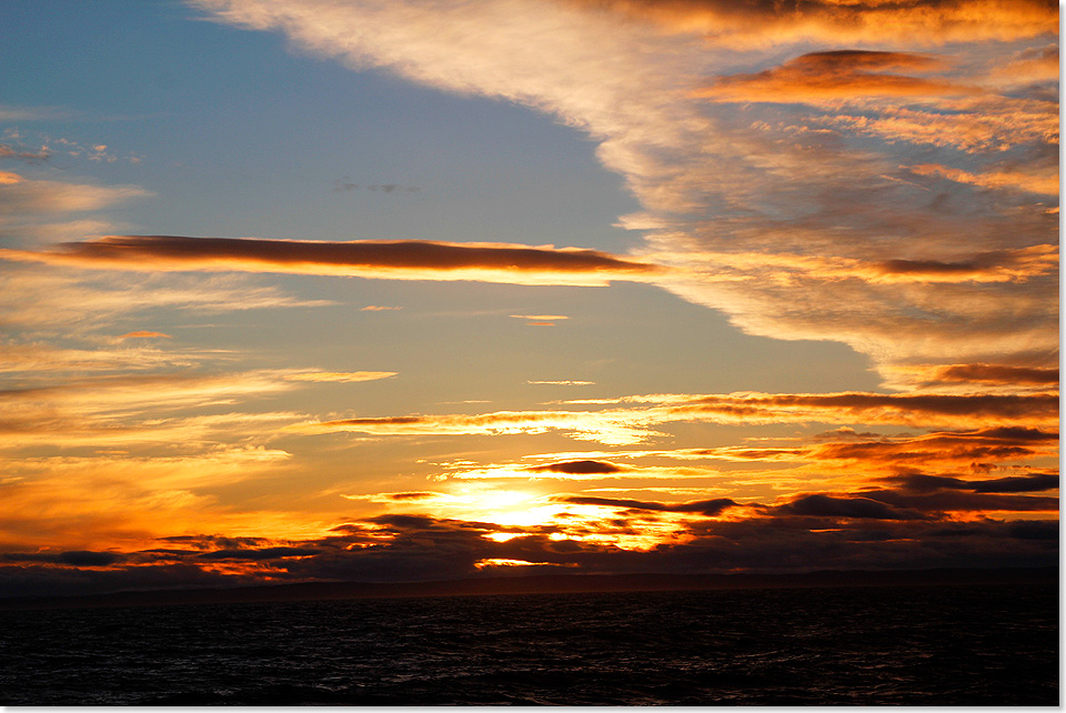 17318 PSW MS NORHOLM 314 Maerchenhafter Sonnenuntergang ueber der norwegischen Skagerrak Kueste