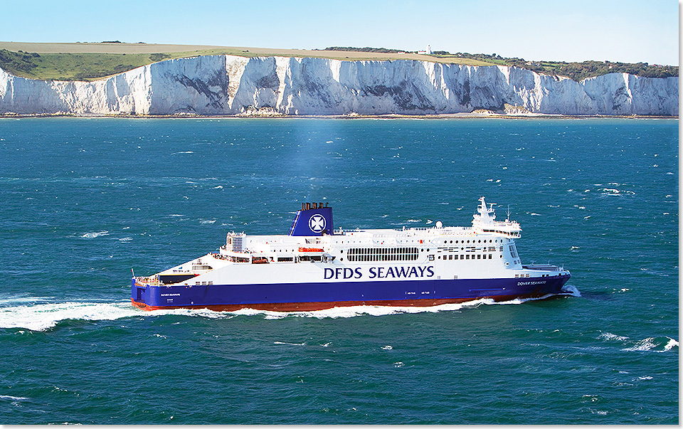 18318 10 Dover Seaways alter Anstrich DFDS