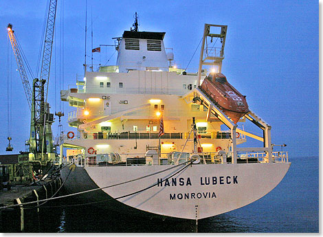 17402 HANSA LUEBECK Bananenfrachter Mittel Suedamerika 108
