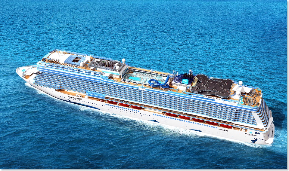 17404 NCL Norwegian Bliss Aerial Foto NCL