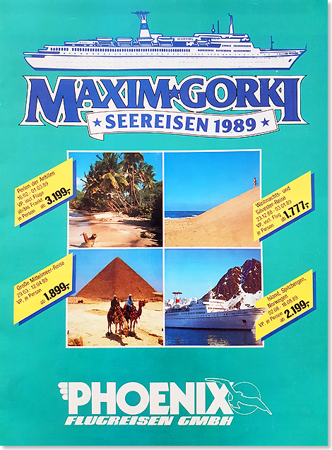 Foto: Phoenix Reisen, Bonn 18404 Erster Phoenix Seereisen Katalog 1989