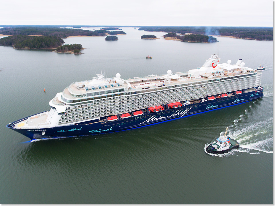 18404 Mein Schiff 6 Ablieferung Foto Meyer Turku