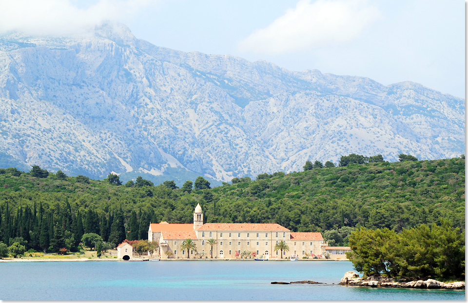 18508 PSW 55 Kloster am Wasser bei Korcula