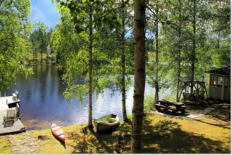 19512 PSW Finnland Urlaubsimpressionen zwischen Wald Wasser und Huette