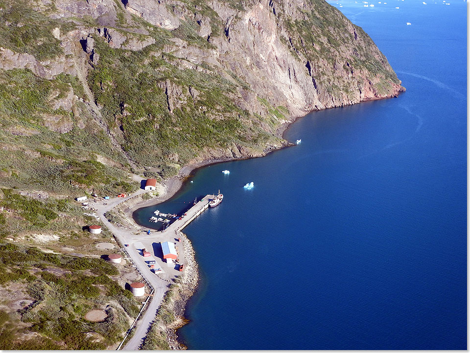 17608 Tag 9 Abschied CAPE RACE im Hafen von Narsarsuaq Foto Elke Lindner