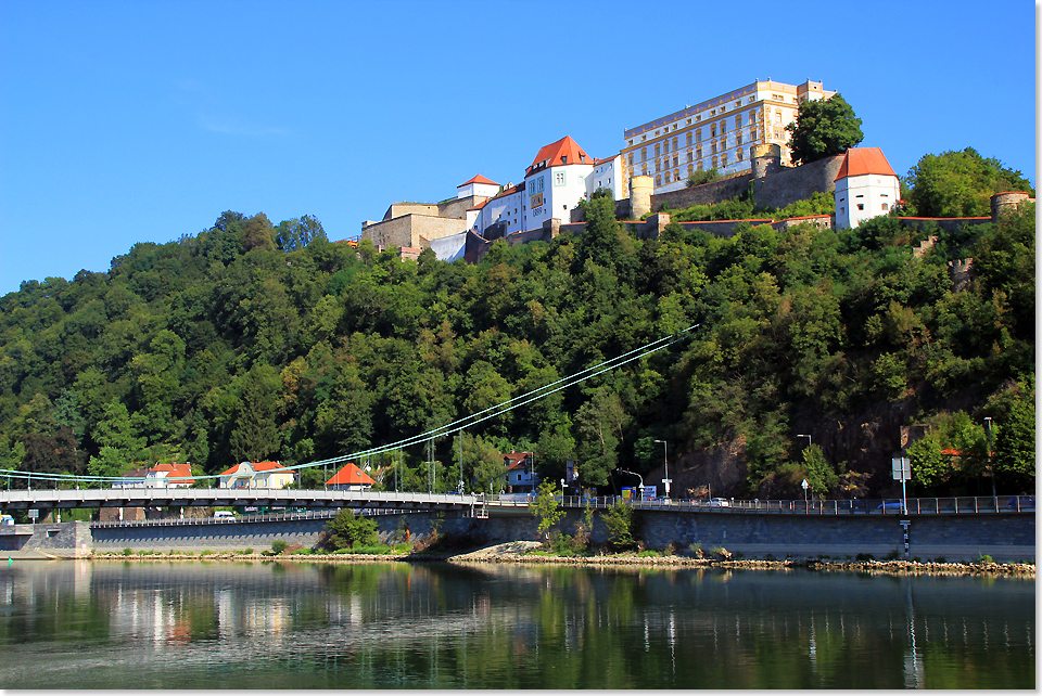 100 Die beruehmte Festung Oberhaus ueber Passau