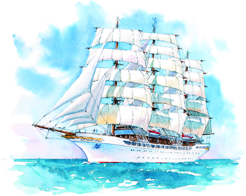 18604 Sea Cloud Spirit Bild Sea Cloud Cruises