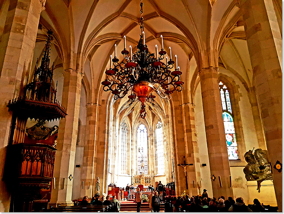 18612 PSW 75a Blick ins Kirchenschiff von Sankt Martin