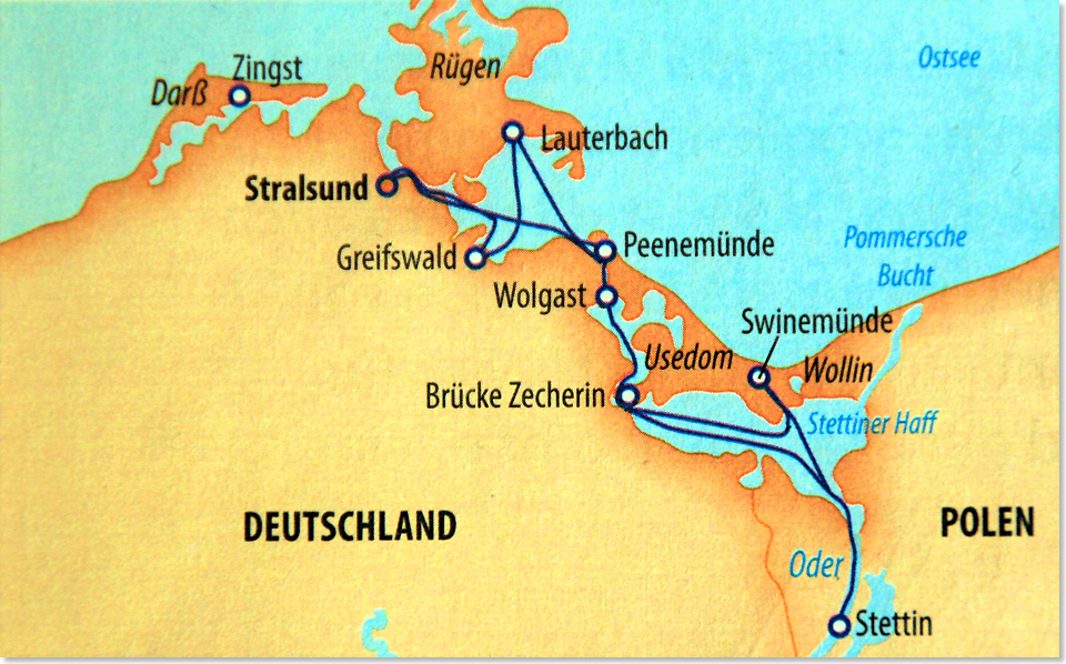 19614 PSW Die Reiseroute der JUNKER JOERG