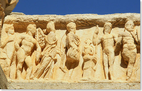 Reliefplatten in Ephesus
