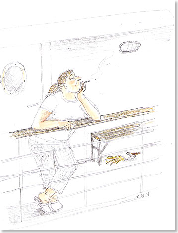 Zeichnung: Rosemarie Schmidt-Walther, Stralsund Zeichnung: Rosemarie Schmidt-Walther, Stralsund