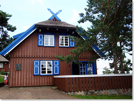 >Auf der Kurischen Nehrung besa einst Thomas 
	Mann dieses Haus. Es ist liebevoll restauriert und erinnert an den groen 
	Schriftsteller