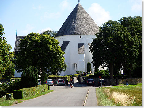 Wehrkirchen auf Bornholm boten bei Angriffen Schutz