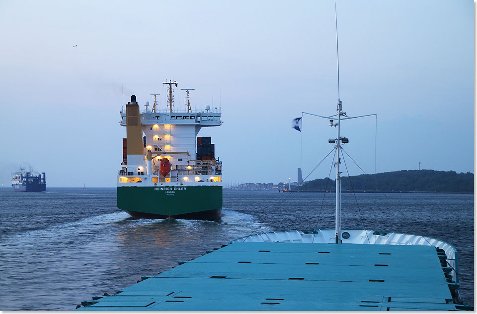  MS HEINRICH EHLER und FREDO beim Frde-Rennen vor Laboe in der Kieler Frde, Kurs freie Ostsee. 