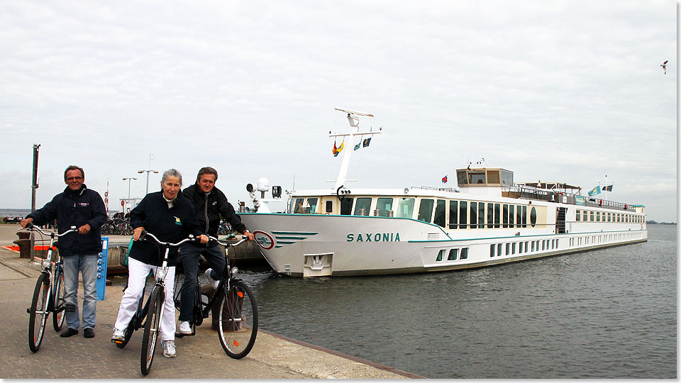 Start zur Hiddensee-Radtour in Vitte