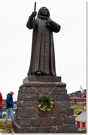 Das Hans Egede Denkmal in Nk.