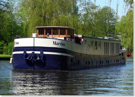 Die MS MARYLOU ist ein echtes Komfortschiff