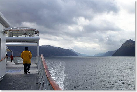 Im 
	Beagle-Kanal: Einsame Fahrt durch die Fjorde