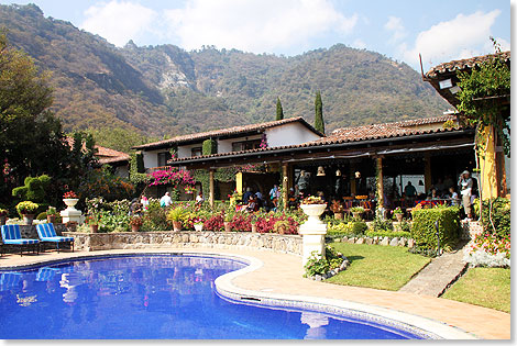 Traumhotel am Nordufer des Atitlan-Sees