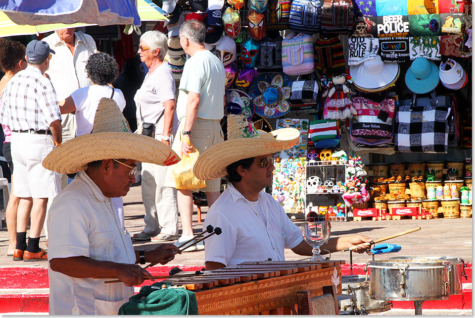 Musikalische Begrung in Puerto Vallarta, Mexiko