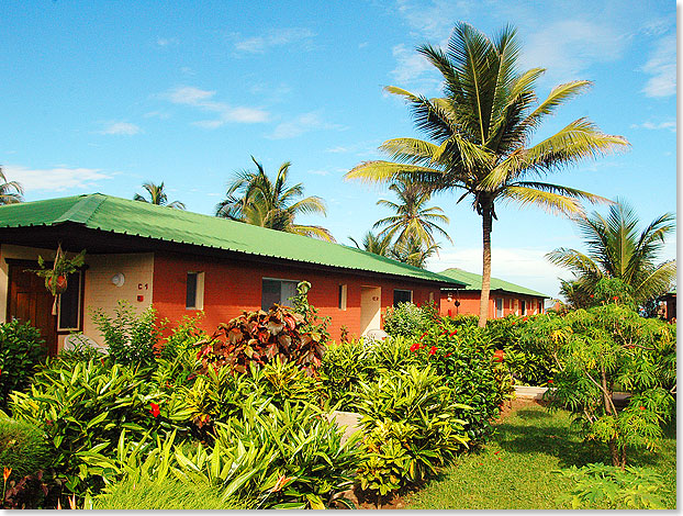 Hotelanlage an Gambias Atlantikkste